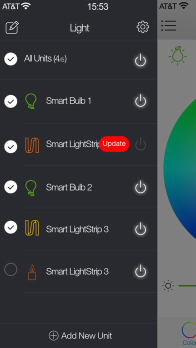 Emulate iPhone app Lumiere Light using MyAndroid