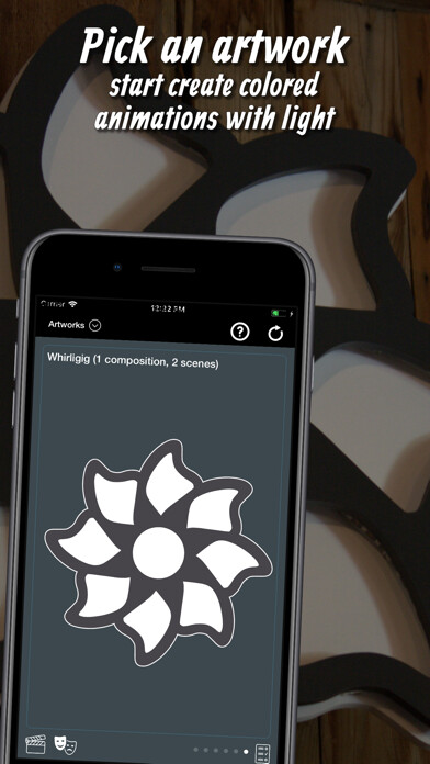 Emulate iPhone app Luminarium using MyAndroid