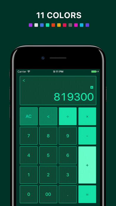 Emulate iPhone app Luminous Calculator - 11 Colors and Button Sounds using MyAndroid Emulate iPhone app Luminous Calculator - 11 Colors and Button Sounds using MyAndroid