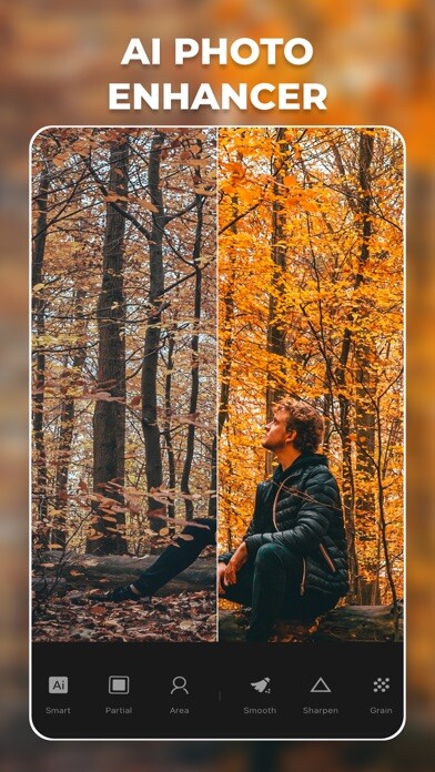 Emulate iPhone app LUMINS - Light Photo Editor using MyAndroid