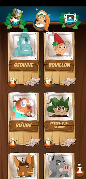 Emulate iPhone app Luna et les gardiens using MyAndroid