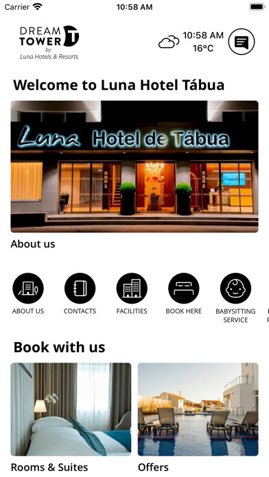 Emulate iPhone app Luna Hotel Tábua using MyAndroid Emulate iPhone app Luna Hotel Tábua using MyAndroid