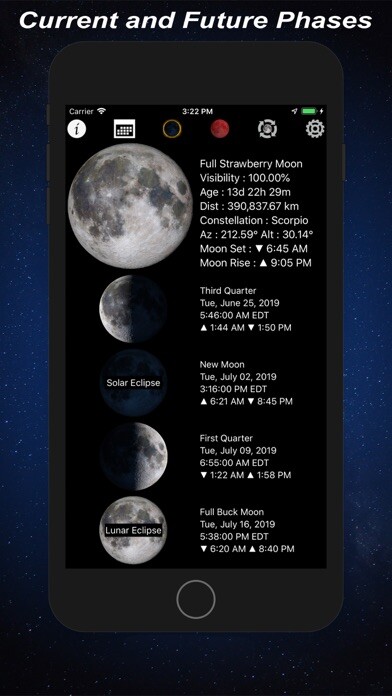 Run android online APK Lunar Phase - Moon Calendar from MyAndroid or emulate Lunar Phase - Moon Calendar using MyAndroid