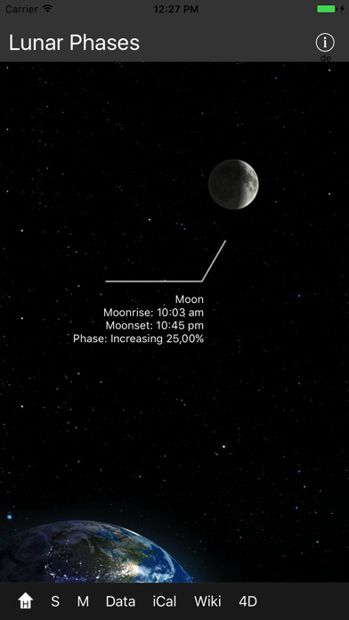 Emulate iPhone app Lunar Phases using MyAndroid Emulate iPhone app Lunar Phases using MyAndroid