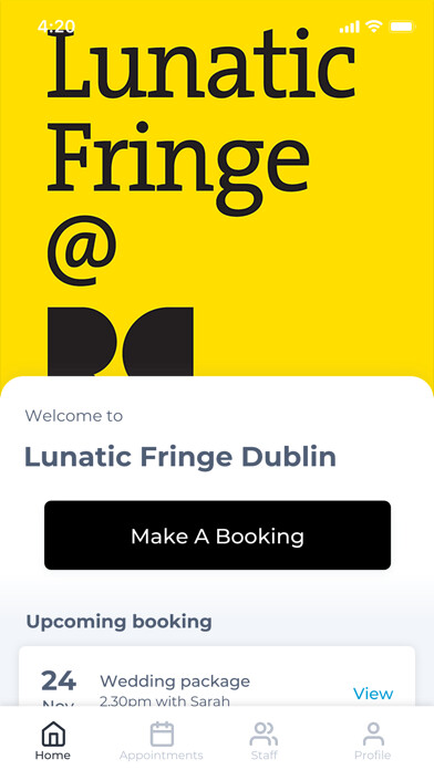 Emulate iPhone app Lunatic Fringe Dublin using MyAndroid Emulate iPhone app Lunatic Fringe Dublin using MyAndroid