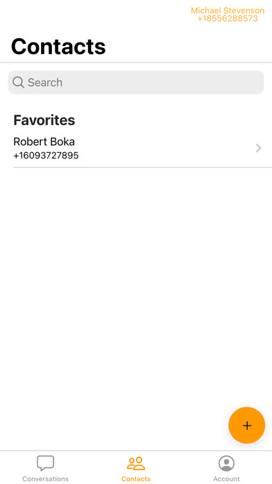 Emulate iPhone app Luna VoIP Messaging using MyAndroid