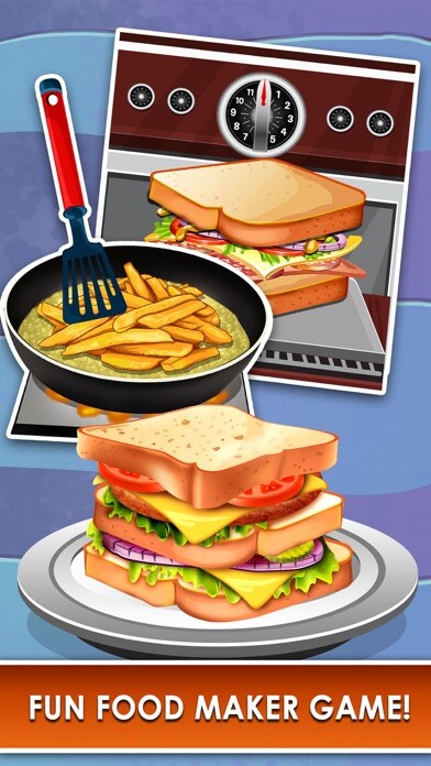 Emulate iPhone app Lunch Food Maker Salon - fun food making & cooking games for kids! using MyAndroid Emulate iPhone app Lunch Food Maker Salon - fun food making & cooking games for kids! using MyAndroid