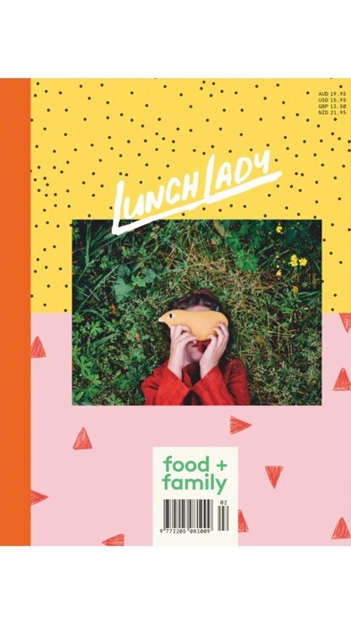 Emulate iPhone app Lunch Lady Magazine using MyAndroid