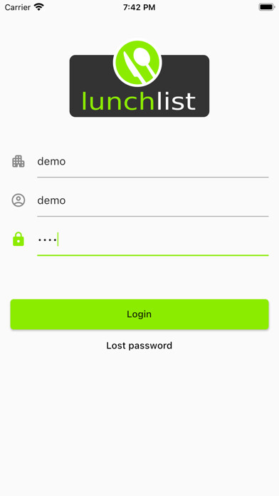 Emulate iPhone app lunchlist using MyAndroid Emulate iPhone app lunchlist using MyAndroid