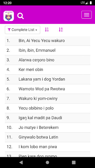 Run android online APK Luo Hymns for Church of Uganda from MyAndroid or emulate Luo Hymns for Church of Uganda using MyAndroid