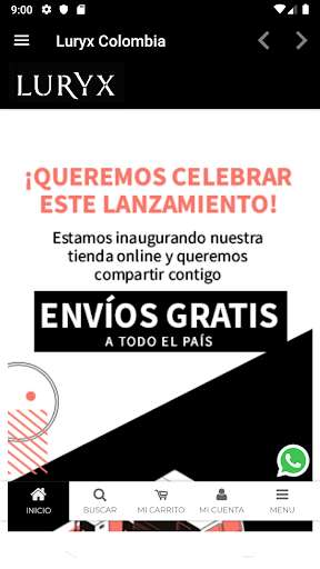 Run android online APK Luryx Perfumería from MyAndroid or emulate Luryx Perfumería using MyAndroid