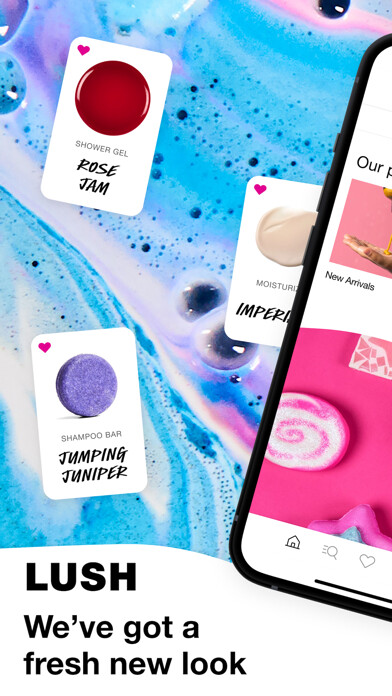 Emulate iPhone app Lush Cosmetics North America using MyAndroid