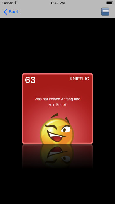 Emulate iPhone app Lustige Scherzfragen! using MyAndroid Emulate iPhone app Lustige Scherzfragen! using MyAndroid