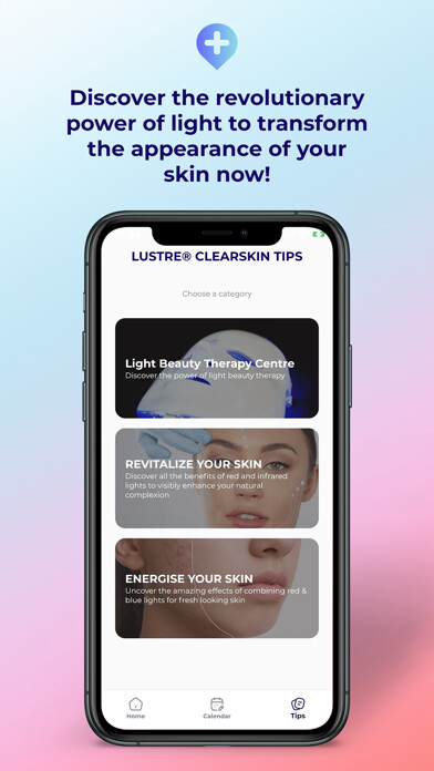 Emulate iPhone app LUSTRE® ClearSkin using MyAndroid