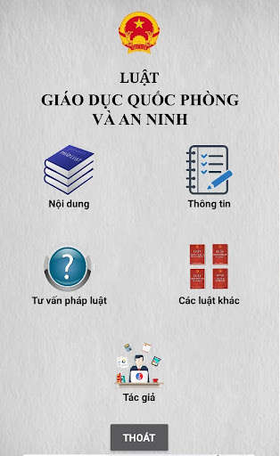 Run android online APK Luật Giáo Dục Quốc Phòng Và An Ninh from MyAndroid or emulate Luật Giáo Dục Quốc Phòng Và An Ninh using MyAndroid