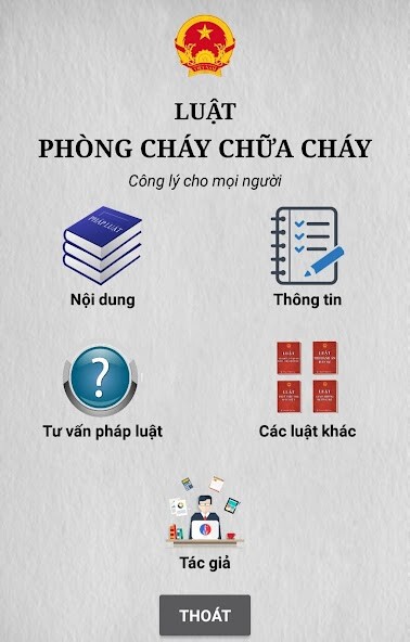 Run android online APK Luật Phòng Cháy Chữa Cháy from MyAndroid or emulate Luật Phòng Cháy Chữa Cháy using MyAndroid
