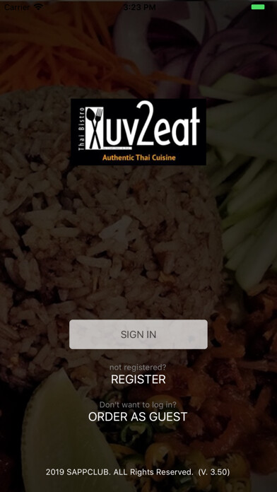 Emulate iPhone app Luv2eat Thai Bistro using MyAndroid Emulate iPhone app Luv2eat Thai Bistro using MyAndroid