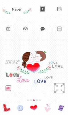 Emulate Android APK luv luv luv Dodol Theme