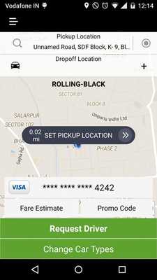 Emulate Android APK LUXC Transfers Passenger
