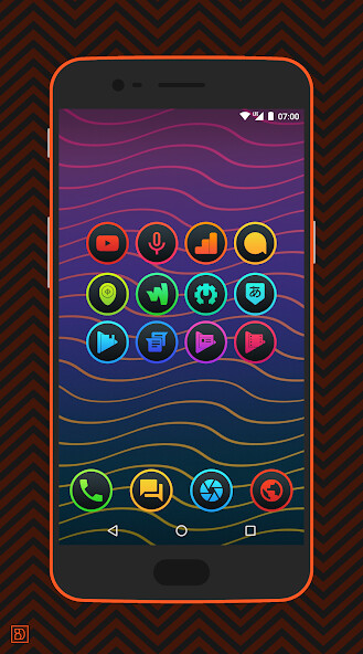 Run android online APK Lux Dark: gradient icons from MyAndroid or emulate Lux Dark: gradient icons using MyAndroid