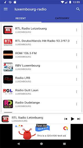 Emulate Android APK Luxembourg Radios