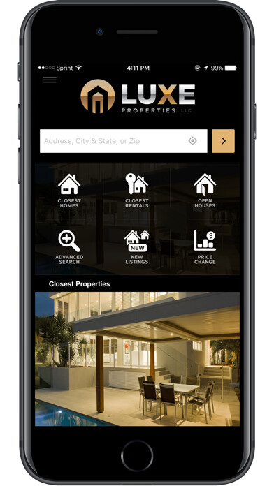 Emulate iPhone app LUXE Properties using MyAndroid