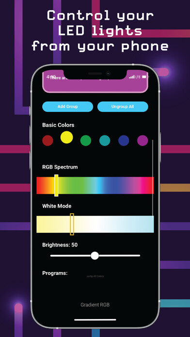 Emulate iPhone app Lux Lightings using MyAndroid