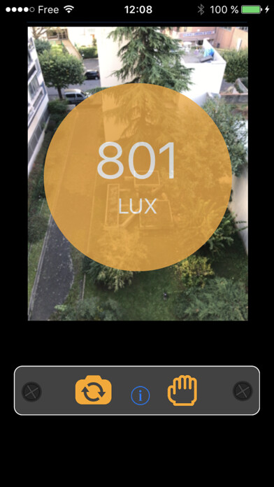 Emulate iPhone app LUX Light Meter FREE using MyAndroid Emulate iPhone app LUX Light Meter FREE using MyAndroid