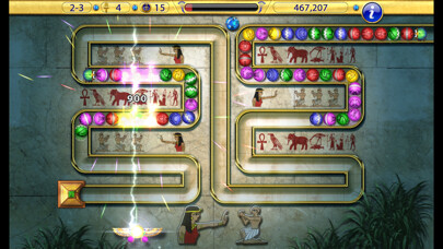 Emulate iPhone app Luxor:  Amun Rising HD using MyAndroid