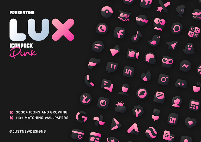 Run android online APK LuX Pink IconPack from MyAndroid or emulate LuX Pink IconPack using MyAndroid Run android online APK LuX Pink IconPack from MyAndroid or emulate LuX Pink IconPack using MyAndroid