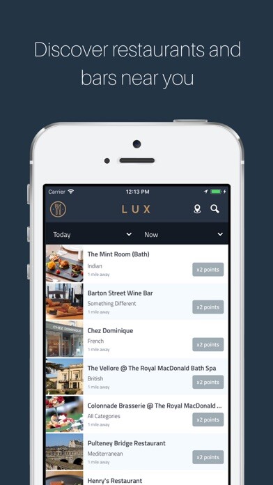 Emulate iPhone app LUX Restaurant Dining Rewards using MyAndroid Emulate iPhone app LUX Restaurant Dining Rewards using MyAndroid