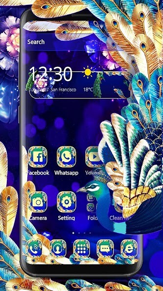 Emulate Android APK Luxurious Peacock Theme Emulate Android APK Luxurious Peacock Theme