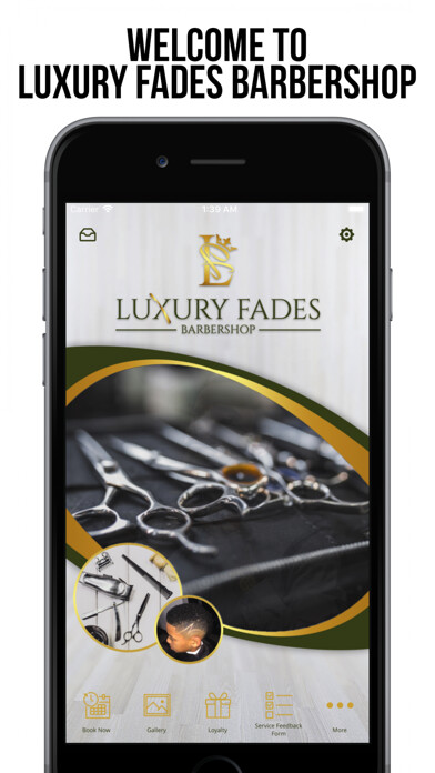 Emulate iPhone app Luxury Fades Barbershop using MyAndroid Emulate iPhone app Luxury Fades Barbershop using MyAndroid
