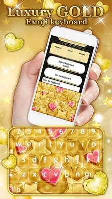 Emulate Android APK Luxury Gold Emoji Keyboard