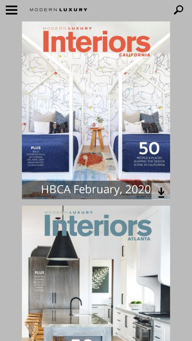 Emulate iPhone app Luxury Interiors using MyAndroid