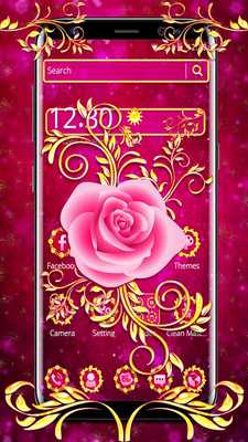 Emulate Android APK Luxury Pink Rose Gold Theme