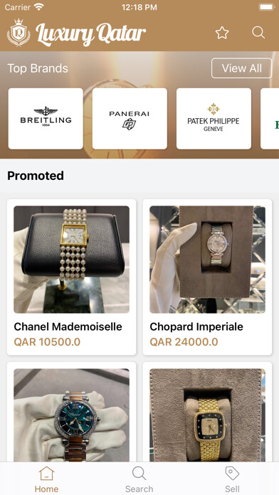 Emulate iPhone app Luxury Qatar using MyAndroid