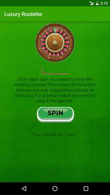 Emulate Android APK Luxury Roulette Predictor