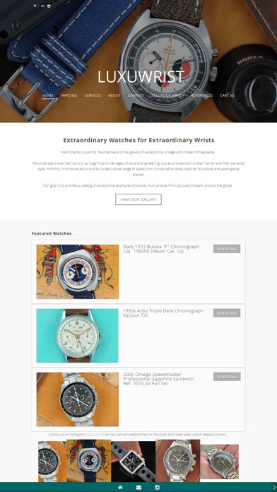 Emulate iPhone app Luxuwrist Vintage Watches using MyAndroid Emulate iPhone app Luxuwrist Vintage Watches using MyAndroid