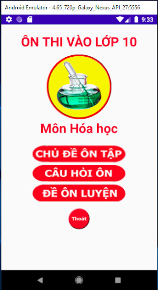 Run android online APK Luyện thi trắc nghiệm môn Hóa from MyAndroid or emulate Luyện thi trắc nghiệm môn Hóa using MyAndroid Run android online APK Luyện thi trắc nghiệm môn Hóa from MyAndroid or emulate Luyện thi trắc nghiệm môn Hóa using MyAndroid