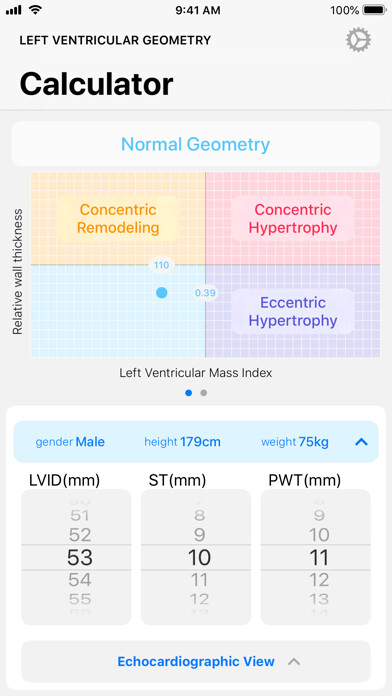 Emulate iPhone app LVG Calc using MyAndroid