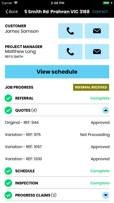 Emulate iPhone app LVL Job Tracker using MyAndroid Emulate iPhone app LVL Job Tracker using MyAndroid
