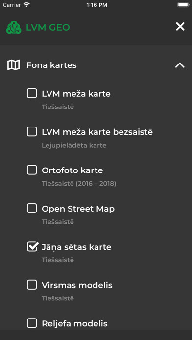 Emulate iPhone app LVM GEO Mobile using MyAndroid