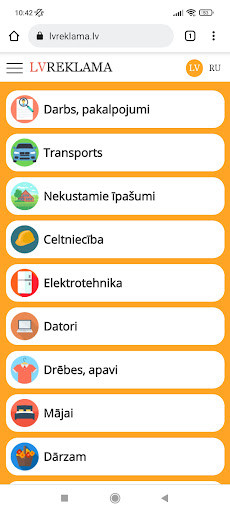 Run android online APK LVREKLAMA.LV from MyAndroid or emulate LVREKLAMA.LV using MyAndroid