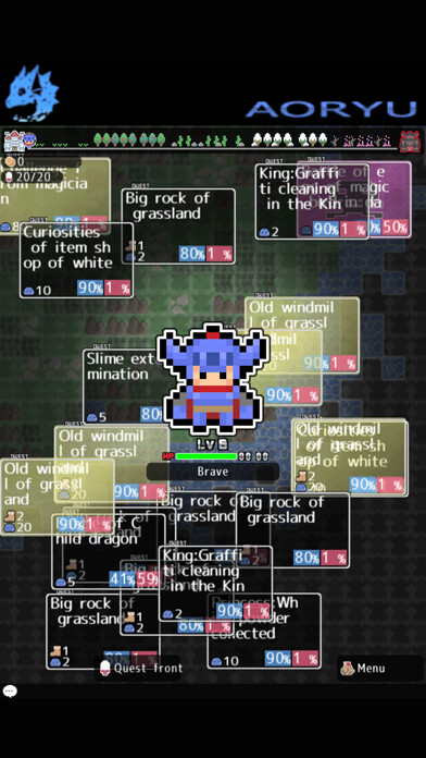 Emulate iPhone app Lvup! using MyAndroid
