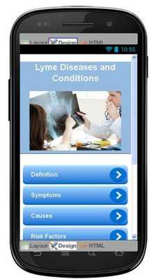 Emulate Android APK Lyme Disease  Symptoms