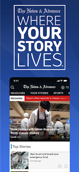 Emulate iPhone app Lynchburg News & Advance using MyAndroid Emulate iPhone app Lynchburg News & Advance using MyAndroid