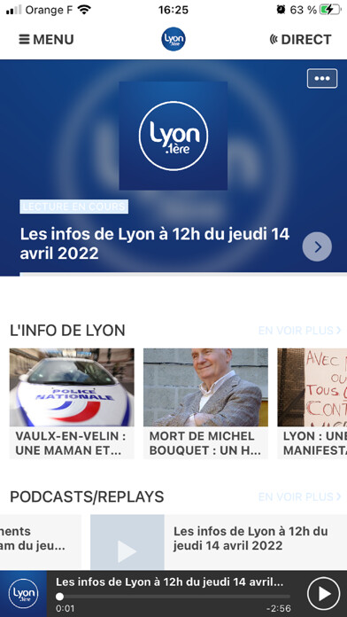 Emulate iPhone app LYON 1ERE, la radio de Lyon. using MyAndroid Emulate iPhone app LYON 1ERE, la radio de Lyon. using MyAndroid