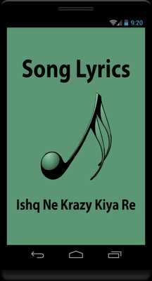 Emulate Android APK Lyrics of Ishq Ne Krazy Kiyare Emulate Android APK Lyrics of Ishq Ne Krazy Kiyare