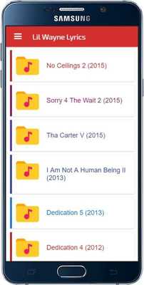Emulate Android APK Lyrics of LiL Wayne